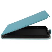 Pokrowiec z klapką na magnes Prestige Slim Flexi jasny niebieski ALCATEL One Touch Idol 3 4.7 cala / 8
