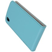Pokrowiec z klapką na magnes Prestige Slim Flexi jasny niebieski ALCATEL One Touch Idol 3 4.7 cala / 10