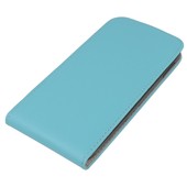 Pokrowiec z klapką na magnes Prestige Slim Flexi jasny niebieski ALCATEL One Touch Idol 3 5.5 cala / 3