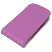 Pokrowiec z klapką na magnes Prestige Slim Flexi fioletowy ALCATEL One Touch Pop C2 / 3