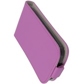 Pokrowiec z klapką na magnes Prestige Slim Flexi fioletowy ALCATEL One Touch Pop C2 / 9