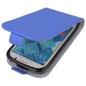 Pokrowiec z klapką na magnes Prestige Slim Flexi niebieski ALCATEL One Touch Pop C2