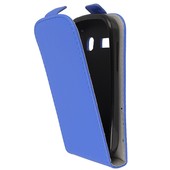 Pokrowiec z klapką na magnes Prestige Slim Flexi niebieski ALCATEL One Touch Pop C2 / 8