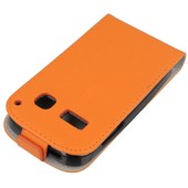 Pokrowiec z klapką na magnes Prestige Slim Flexi pomarańczowy ALCATEL One Touch Pop C2 / 4