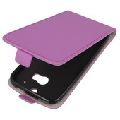 Pokrowiec z klapk� na magnes Prestige Slim Flexi fioletowy do HTC One M8s