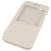 etui z klapk� etui NILLKIN SPARKLE bia�e do HUAWEI Ascend G7