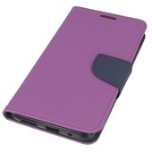 etui ksi��eczkowe etui z klapk� na magnes Fancy Case fioletowe do HUAWEI Honor 4X