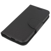 Pokrowiec etui z klapk na magnes Fancy Case czarne do SAMSUNG GT-i9300 Galaxy S III