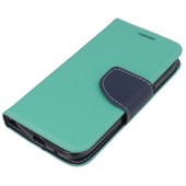 etui z klapk� etui z klapk� na magnes Fancy Case mi�towo-granatowe do SAMSUNG Z3
