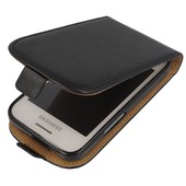 etui z klapk� z klapk� na magnes Prestige Slim Flexi czarny do SAMSUNG SM-G130H Galaxy Young 2 Duos