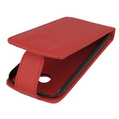 Pokrowiec z klapk na magnes Prestige czerwony do HTC One mini 2