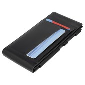 Pokrowiec etui KRUSELL FlipWallet Kalmar czarny do NOKIA Lumia 735