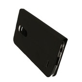 Pokrowiec etui Smart Look z okienkiem czarne LG K10 2018 / 5