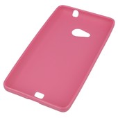 Pokrowiec silikonowe etui BACK CASE jasnoróżowe Microsoft Lumia 535 / 3
