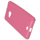 Pokrowiec silikonowe etui BACK CASE jasnoróżowe Microsoft Lumia 535 / 5