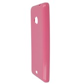 Pokrowiec silikonowe etui BACK CASE jasnoróżowe Microsoft Lumia 535 / 6