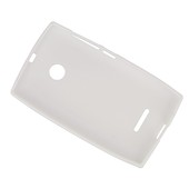 Pokrowiec silikonowe etui BACK CASE białe Microsoft Lumia 435 Dual SIM / 4