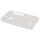 Pokrowiec silikonowe etui BACK CASE białe Microsoft Lumia 435 Dual SIM / 12