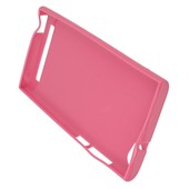 Pokrowiec oryginalne CUBE LTE silikonowe etui BACK CASE różowe myPhone Cube LTE / 3