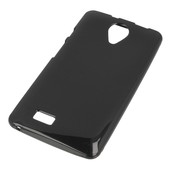 etui na ty� oryginalne silikonowe etui BACK CASE czarne do myPhone Magnus