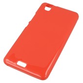 Pokrowiec oryginalne silikonowe etui BACK CASE czerwony do myPhone Q-Smart Plus