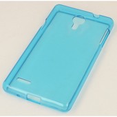 Pokrowiec oryginalne COMPACT silikonowe etui BACK CASE niebieskie do myPhone Compact