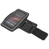 Pokrowiec opaska sportowa na rękę Premium czarna ALCATEL One Touch Pop C7 / 8