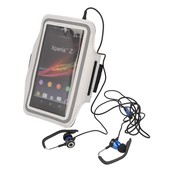 Pokrowiec opaska sportowa na rękę Premium biała ALCATEL One Touch Pop C7 / 2