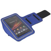 Pokrowiec opaska sportowa na rękę Premium niebieska ALCATEL One Touch Pop C7 / 8