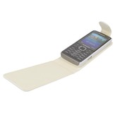 Pokrowiec z klapką na magnes Prestige biały SAMSUNG GT-S5611 / 9