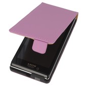 etui z klapk� z klapk� na magnes Prestige Slim fioletowy do SONY Xperia Z2