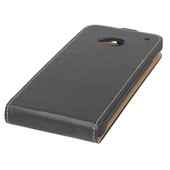Pokrowiec z klapką na magnes Prestige Slim czarny HTC One / 4