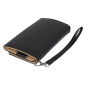 Pokrowiec etui portfel czarne SAMSUNG GT-C3350 Solid / 5