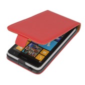 Pokrowiec z klapk na magnes Prestige Slim czerwony do NOKIA Lumia 625