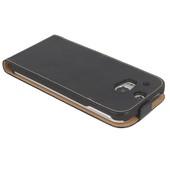 Pokrowiec z klapką na magnes Prestige Slim czarny HTC One M8 / 4