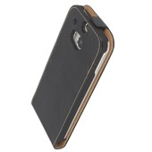 Pokrowiec z klapką na magnes Prestige Slim czarny HTC One M8 / 6