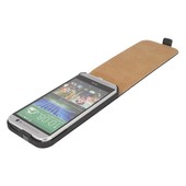 Pokrowiec z klapką na magnes Prestige Slim czarny HTC One M8 / 11