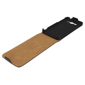 Pokrowiec z klapką na magnes Prestige Slim czarny HUAWEI Ascend G525 / 10