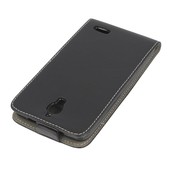 Pokrowiec z klapką na magnes Prestige Slim Flexi czarny ALCATEL One Touch Pop C2 / 3