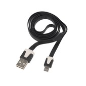 Kabel USB paski 1m microUSB czarny do HTC Desire 510