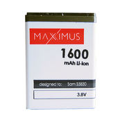 Bateria MAXXIMUS 1600mAh do SAMSUNG GT-S5830 Galaxy Ace