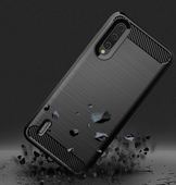 Pokrowiec etui pancerne Karbon Case czarne Xiaomi Mi A3 Lite / 4