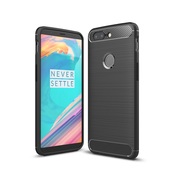 etui na ty� etui pancerne Karbon Case czarne do OnePlus 5T