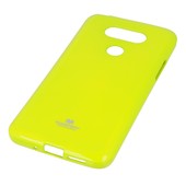 Pokrowiec etui silikonowe Mercury JELLY CASE limonkowe do APPLE iPhone XS