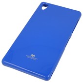 Pokrowiec etui silikonowe Mercury JELLY CASE niebieskie do APPLE iPhone XS