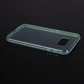 Pokrowiec etui silikonowe Crystal Diamond zielony do SAMSUNG Galaxy S7