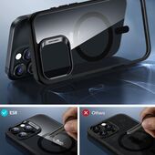 Pokrowiec Esr Classic Hybrid Halolock Magsafe & Tempered Glass przeźroczyste/czarne APPLE iPhone 16 Pro Max / 5