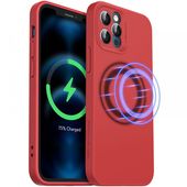 Pokrowiec Esr Cloud Soft Magsafe czerwone do APPLE iPhone 12 Pro
