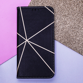 Pokrowiec Smart Trendy Linear czarne HUAWEI Nova Y70 / 2