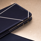 Pokrowiec Smart Trendy Linear czarne HUAWEI Nova Y70 / 3